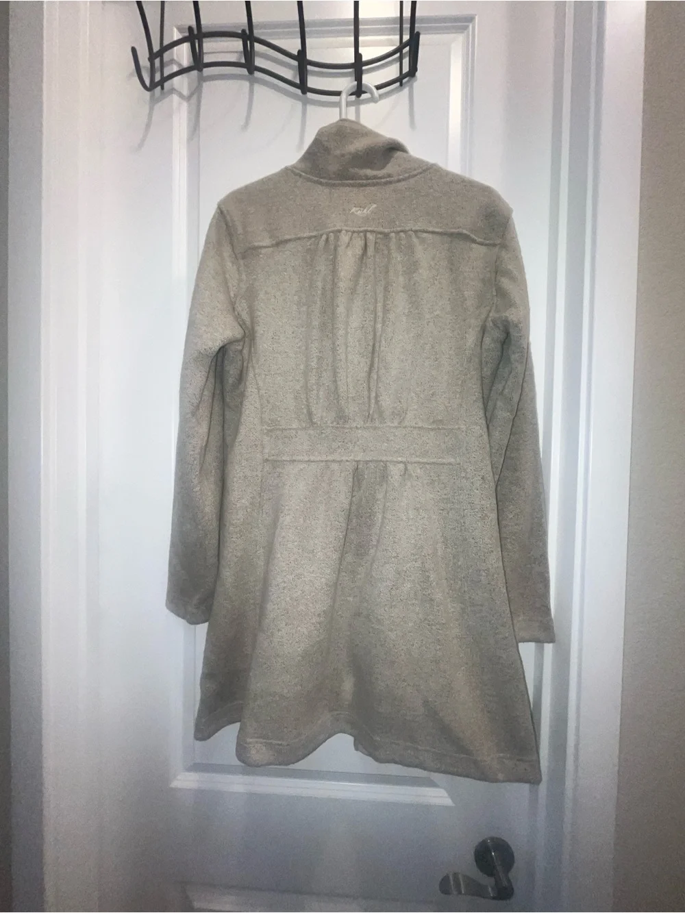 Kuhl Savina Sweater Fleece Jacket Button Front  Beige - Picture 3 of 5